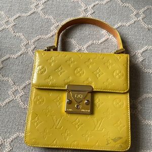 Louis Vuitton patent spring street bag damage